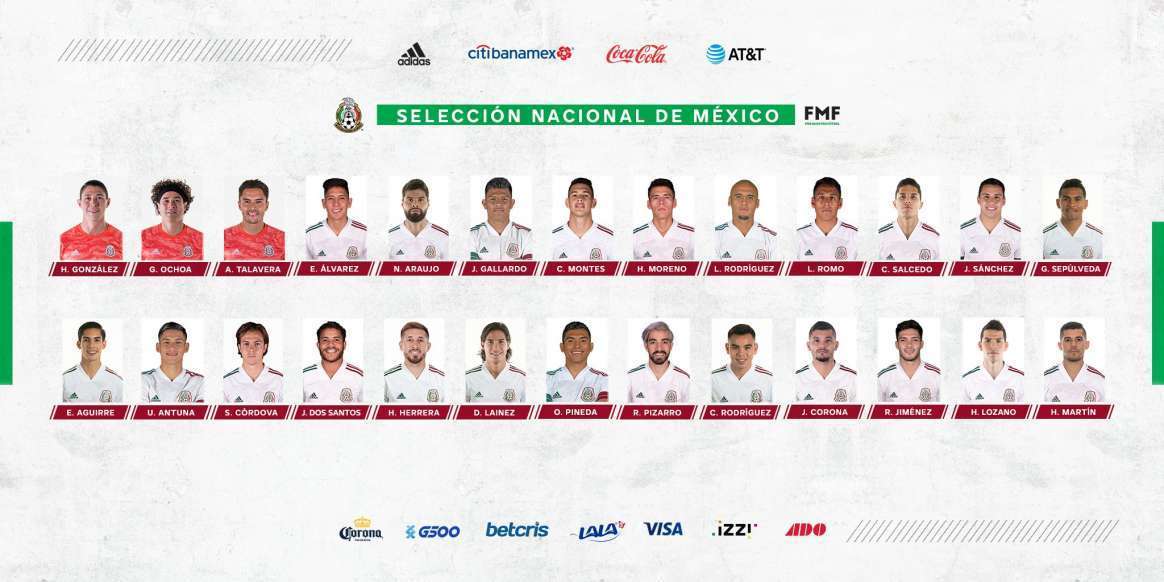 Dan relación de seleccionados que se medirán a Corea del Sur y Japón