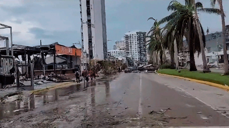 En redes sociales, buscan a personas desaparecidas tras paso del huracán “Otis”