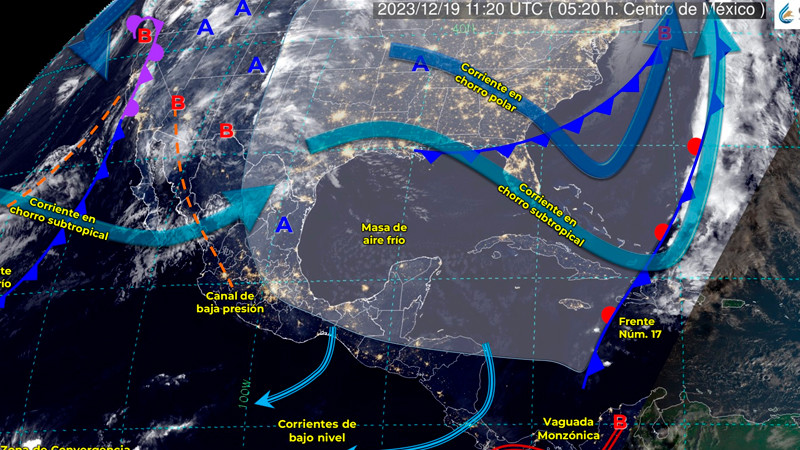 Se prevén heladas y lluvias para este martes en Michoacán: PC