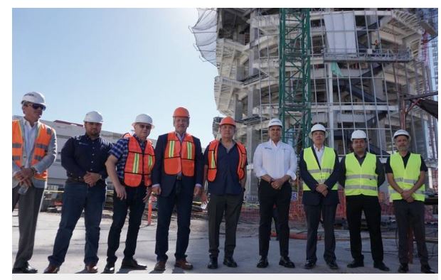 Recorren integrantes de Ficosec instalaciones de la Torre Centinela